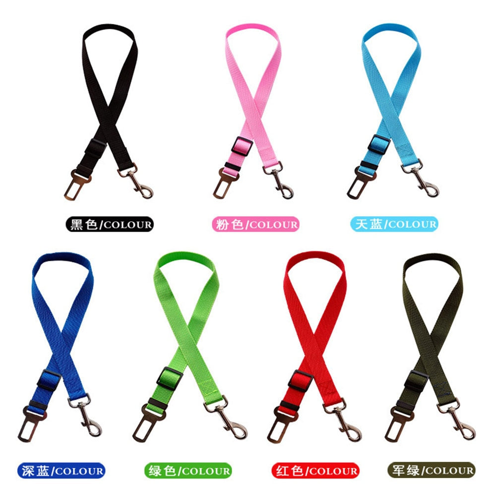 Adjustable Pet Seatbelt Harness