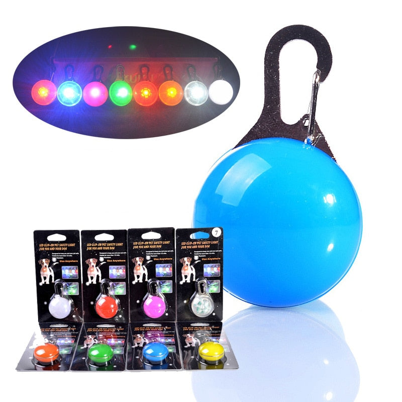 LED Rechargeable Luminous Pet Collar Pendant